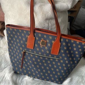 Gretta Navy Dooney and Bourke Tote